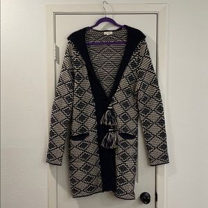 Anthropologie Fiets Voor 2 Jacquard Cardigan